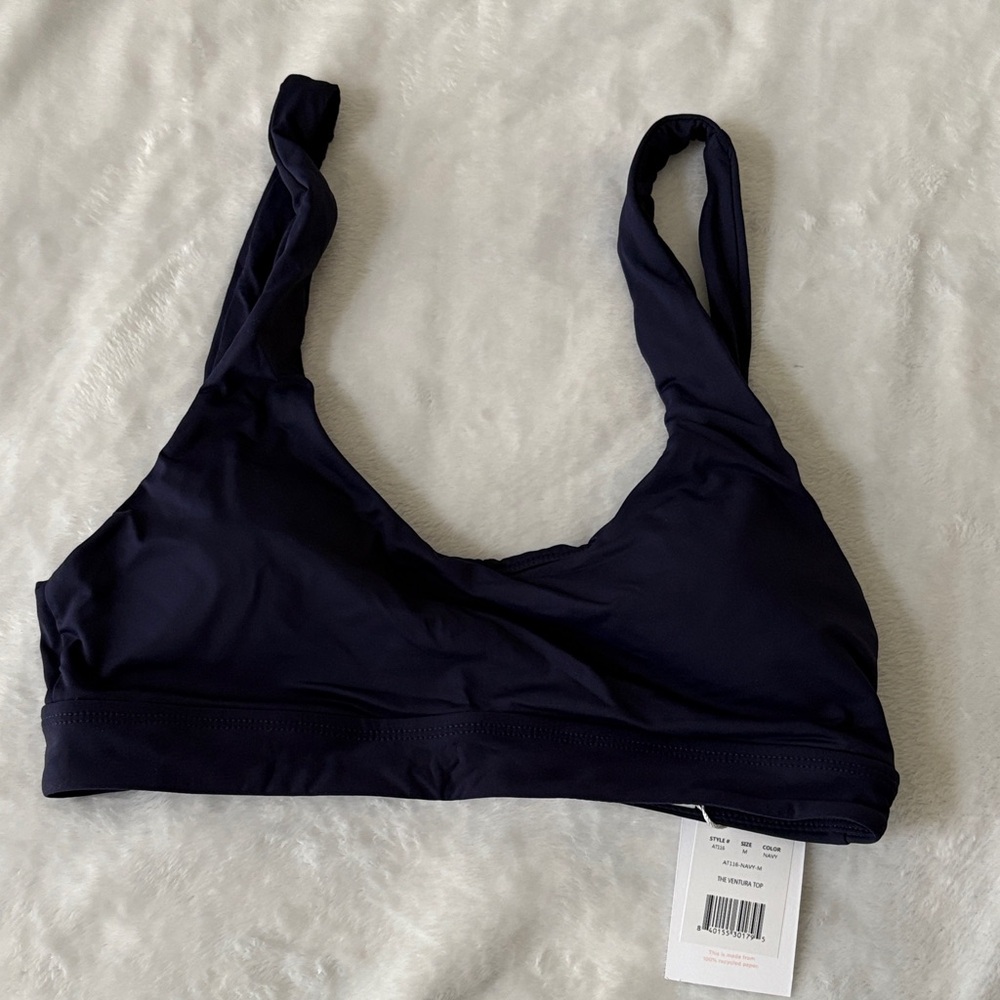 Navy Blue Women's Bralette - Andie